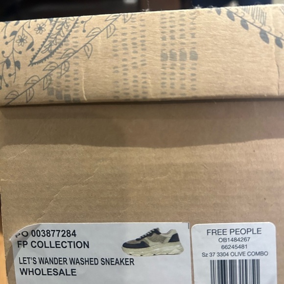 Free People FP Collection Let’s Wander Washed Sneaker - Picture 9 of 11